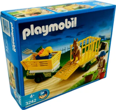 Produktbild von PLAYMOBIL 3242 Tierpfleger mit Transportfahrzeug