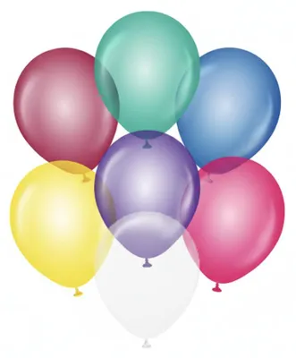 Zdjęcie produktu dla Balony lateksowe Kalisan transparentne mix, 30cm, 50szt.