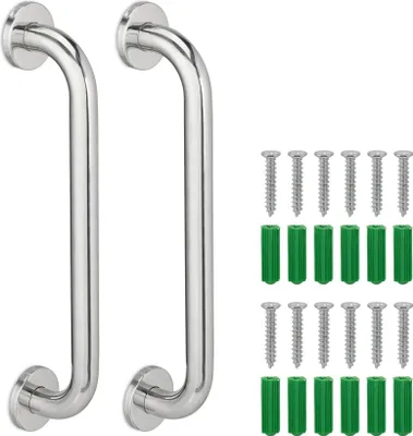 Produktbild von Set mit 2 Griffstangen aus Edelstahl