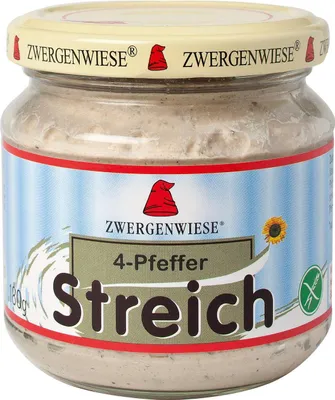 Produktbild von Zwergenwiese Aufstrich 4-Pfeffer Streich, (180g)