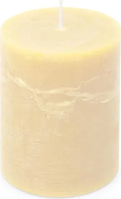 Produktbild von Spaas Rustikale Stumpenkerze 80/110 mm 65St. - elfenbein