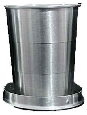 Produktbild von Campingbecher, faltbarer Campingbecher, tragbarer Outdoor-Reisebecher, zerlegbarer Faltbecher
