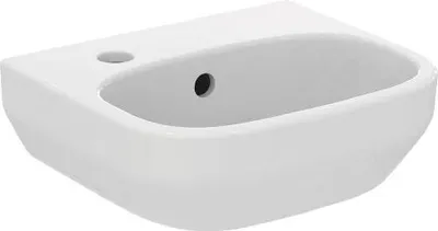 Produktbild von Ideal Standard i.Life A - Handwaschbecken 350x300 mm, mit Überlauf, Hahnloch links, weiß T470901