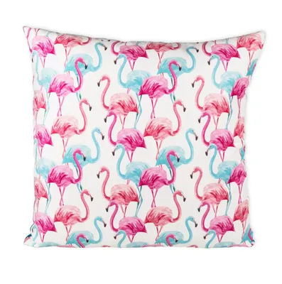 Produktbild von Rosa Flamingo-Druckkissen
