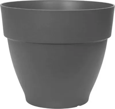 Image de Pot de fleurs rond ELHO Vibia Campana, Ø 55 x H 47 cm, Extérieur, 100% recyclé, Noir