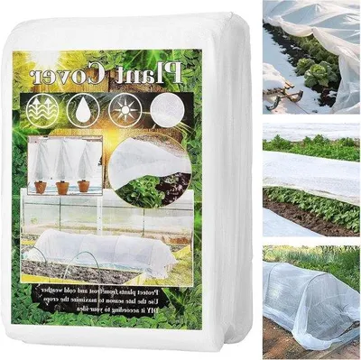 Produktbild von Gartenvlies, 40 g/m², Schutzvlies für Pflanzen, wiederverwendbare Vliesbahn