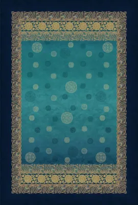 Produktbild von Bassetti Baumwoll-Plaid PALLAVICINO Farbe BLU B1 Größe 270x250  AL