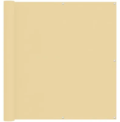Produktbild von vidaXL Balkonsichtschutz Sand 110 x 600 cm Oxford-Stoff