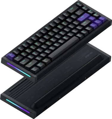 Produktbild von NuPhy BH65 Magnetische Gaming-Tastatur aus Aluminium, 68 Tasten, RGB Rapid Trigger, Layout US - Magnetic Jade Pro