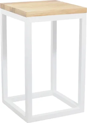 Produktbild von BLUMENSTÄNDER klein BLUMENSTÄNDER 42 cm Eiche Holz WEISS