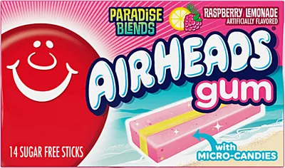 Produktbild von Airheads Gum Raspberry Lemonade (12 x 34g)