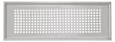 Produktbild von Zehnder Designgitter CLF Torino Edelstahl