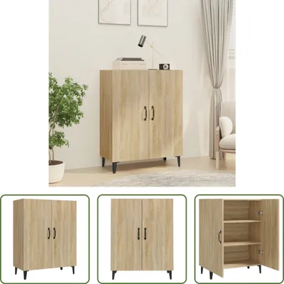 Produktbild von The Living Store Sideboard Sonoma-Eiche 70x34x90 cm Holzwerkstoff