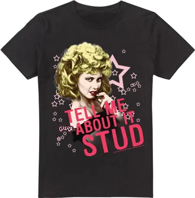 Obrázek produktu pro Pomáda - "Tell Me About It Stud" Tričko pro muže TV6933 (L) (Černá)