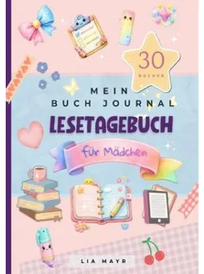 Produktbild von Mein Buch Journal - Lesetagebuch für Mädchen