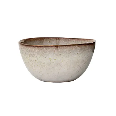 Produktbild von Bloomingville Sandrine, Müslischüssel, Rund, Steingut, Grau, 15 cm, 80 mm
