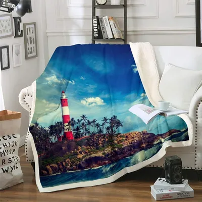 Image de Couverture Sherpa "Oceaan" pour canapé