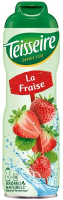 Zdjęcie produktu dla Teisseire Syrop do napojów Truskawka 600ml - Intensywny smak (1 opakowanie)