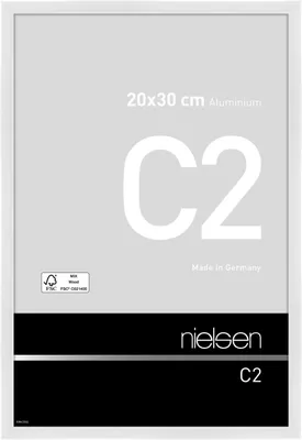 Zdjęcie produktu dla Rama aluminiowa Nielsen C2 20x30 cm biały połysk