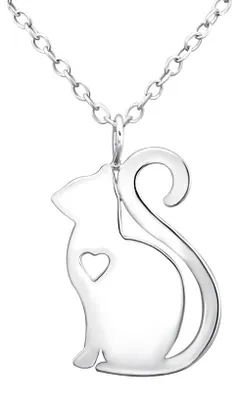 Produktbild von Katze Kette Silber 925