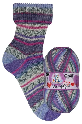 Produktbild von Opal Sockengarn - Meisterwerke Best of Opal - 4-fach Farbe: 2066 Rendez - vous