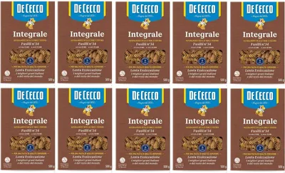 Produktbild von 10x Pasta De Cecco Fusilli integrali n. 34 Vollkorn italienisch Nudeln 500 g