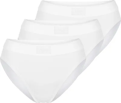 Produktbild von sloggi 3er Pack Double Comfort T Tai Slip Tai-Slip mit hohem Beinausschnitt, Aus natürlicher Baumwolle, Atmungsaktiv