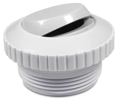 Produktbild von Hydrostream Pool Einströmdüse, geschlitzt, flach einlaufend, 1 1/2 Zoll Außengewinde, 180° drehbar, Einlaufstrom ablenkbar