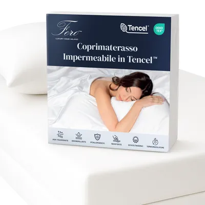 Produktbild von Wasserdichte Matratzenauflage für Matratze 90 x 200 cm aus Lyocell