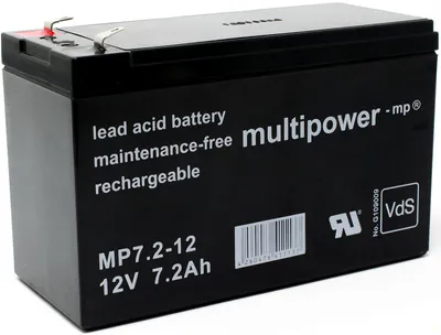 Image de Powery batterie au plomb (multipower) MP7,2-12 Vds