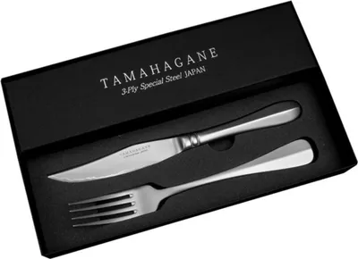 Immagine prodotto di Tamahagane set di 4 coltelli + 4 forchette da bistecca SS005