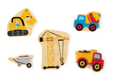Produktbild von Puzzle-Box Baustellenwelt