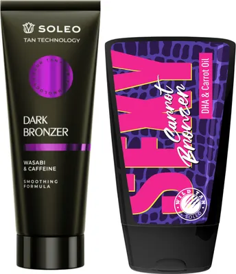 Produktbild von Soleo Tan Technology Dark Bronzer + Wild Tan Sexy Carrot Free