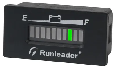 LED-Ladezustandsanzeige 12-48V, 10-stufig, IP67, Blei-Säure
