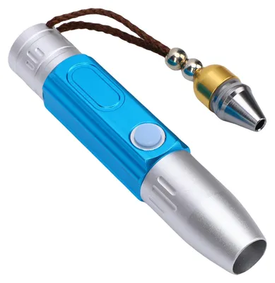 Produktbild von Schmuckbewertungslampe – 3-farbige, wiederaufladbare Taschenlampe aus Aluminiumlegierung zur Identifizierung von Jadesteinen
