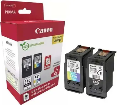 Zdjęcie produktu dla Canon 5224B012, Czarny, Cyjan, Purpurowy, Żółty, 11 ml, 15 ml, 2 szt., Pakiet wartości zdjęciowych