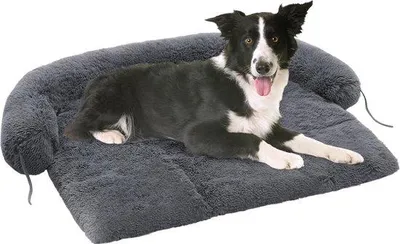 Image de Lit confortable pour chien 115 x 95 cm, anthracite