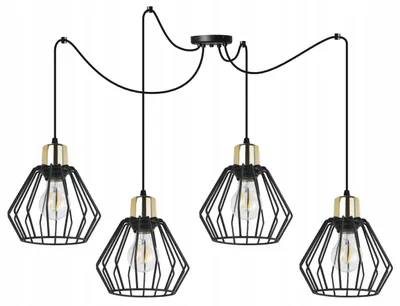 Obrázok produktu pre Závesná lampa, stropný svietnik, drôtený tienidlo, LED