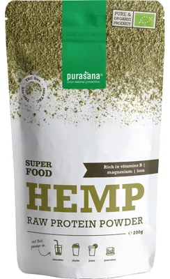 Produktbild von Purasana Hanfproteinpulver/Poudre Chanvre Vegan (200 g)
