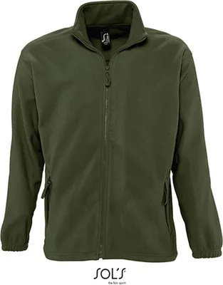 Immagine prodotto di SOLs 55000 | Giacca in pile North / Giacca da uomo fino a 5XL - Colore: Army - Taglia: S