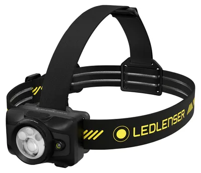 Produktbild von Ledlenser Stirnlampe HF6R Pro Schwarz-Gelb, 900lm, 180m Leuchtweite, 60h Laufzeit, IP67, Polymer USB-C 2400mAh