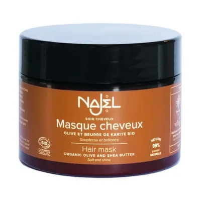 Image de Masque capillaire à l'olive et au beurre de karité bio 250g