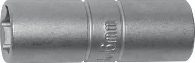 Obrázek produktu pro Nástrčný klíč na zapalovací svíčky 1/2" SW 16 mm, šestihranný, délka