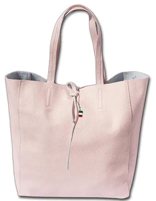 Produktbild von Florence Rindsleder Damen Shopper rosa 30x35x15 cm D3OTF112A