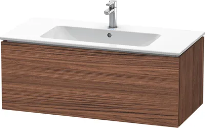 Produktbild von Waschtischunterbau L-CUBE 1020x481x400mm nussbaum dunkel nussbaum dunkel