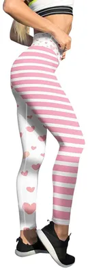 Productafbeelding van Dames Yoga Leggings met Strepen voor Comfort en Stijl