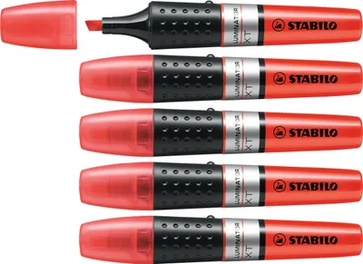 Produktbild von Textmarker - STABILO LUMINATOR - 5er Pack - rot