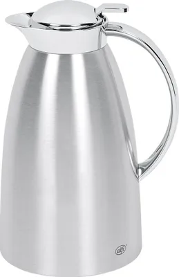 Produktbild von Alfi Isolierkanne Gusto Edelstahl matt 1l, 1 l, Edelstahl, Edelstahl, 8 Tassen, 12 h, 24 h