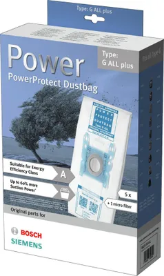 Produktbild von Bosch Staubsaugerbeutel Typ G ALL Plus VZ51GALL oder BBZ51FGALL