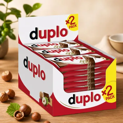 Immagine prodotto di Barrette Ferrero Duplo, confezione da 2 (24 x 36,4 g), confezione risparmio